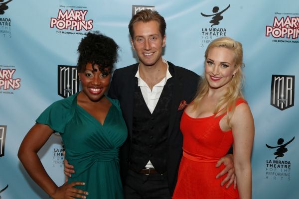 Actors Joel Rene, Leigh Wakeford, and Brandi Burkhardt Photo