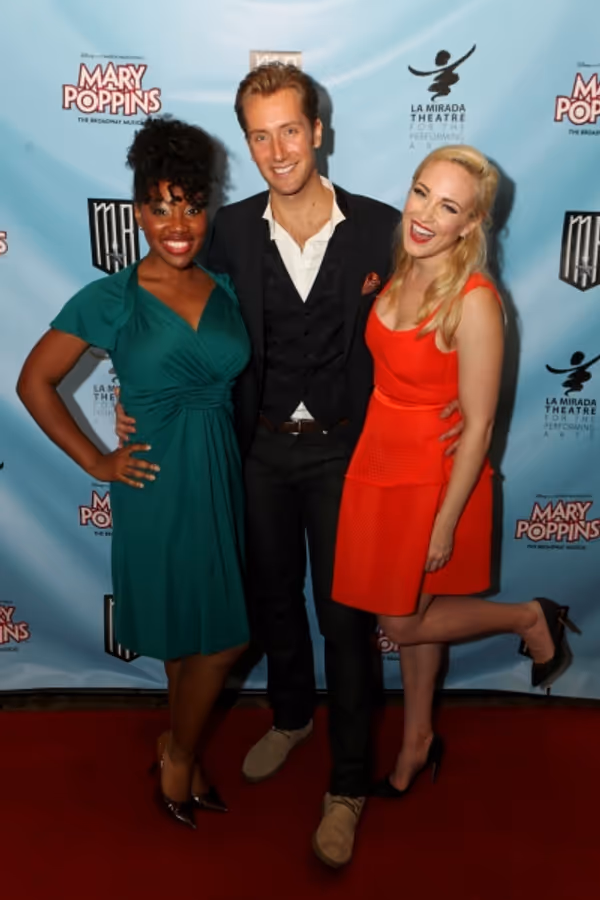 Actors Joel Rene, Leigh Wakeford, and Brandi Burkhardt Photo