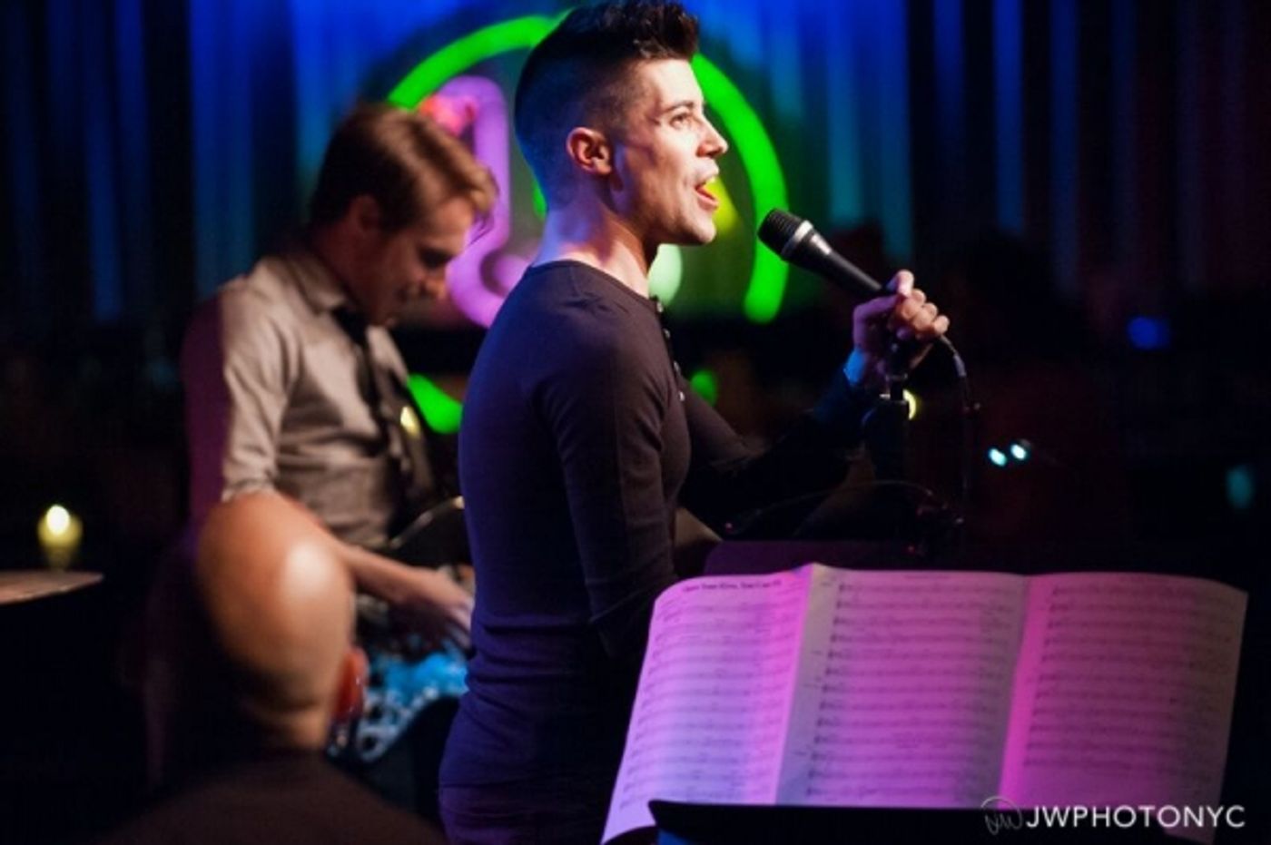 Photo Flash: Trevor McQueen Tributes Sammy Davis, Stevie Wonder, Stephen Sondheim and More at Birdland  Image