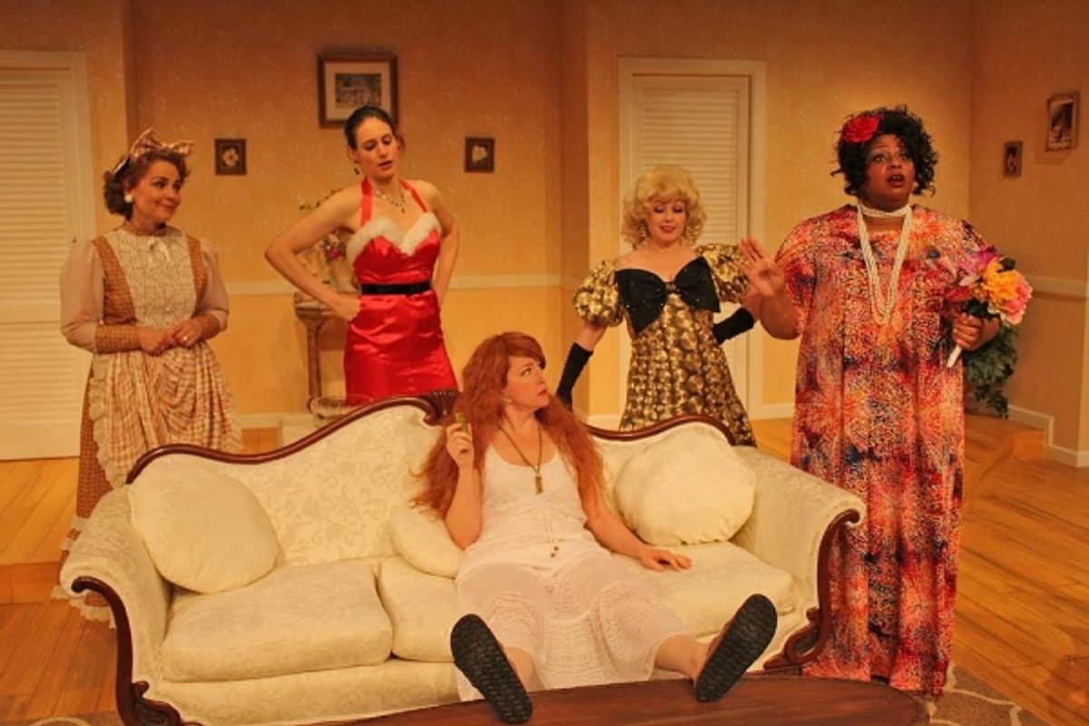 Barbara Bayes as Libby Ruth Ames, Fleece as Deedra Wingate, Wendy Bagger as Charlie Collins, Lisa Wright-Mathews as Monette Gentry and Debra ThaÃ¯s Evans as Sedalia Ellicott at 