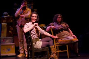 Macy Idzakovich with John Camera and Gwen Eyster @ BroadwayWorld Macy Idzakovich with John Camera and Gwen Eyster Photo