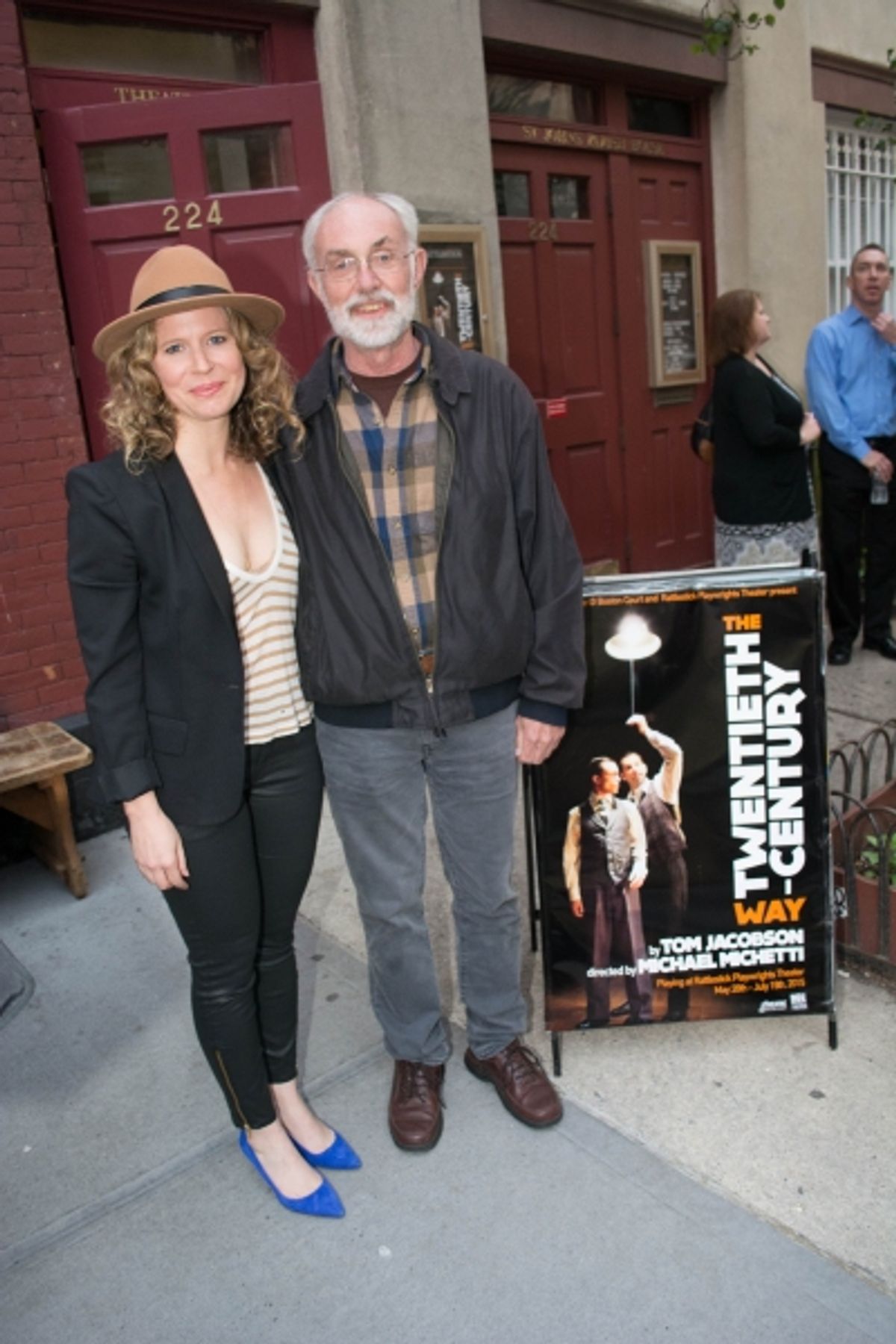 Jessica Dickey and David Van Asselt, Artistic Director of Rattlestick at 