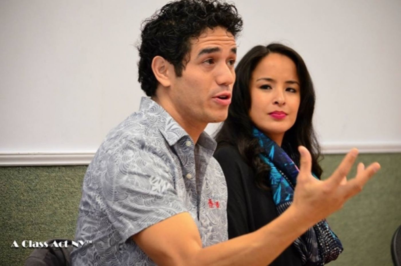 Photo Flash: ALADDIN's Adam Jacobs and Courtney Reed Teach Audition Masterclass Photo Flash: ALADDIN's Adam Jacobs and Courtney Reed Teach Audition Masterclass Image