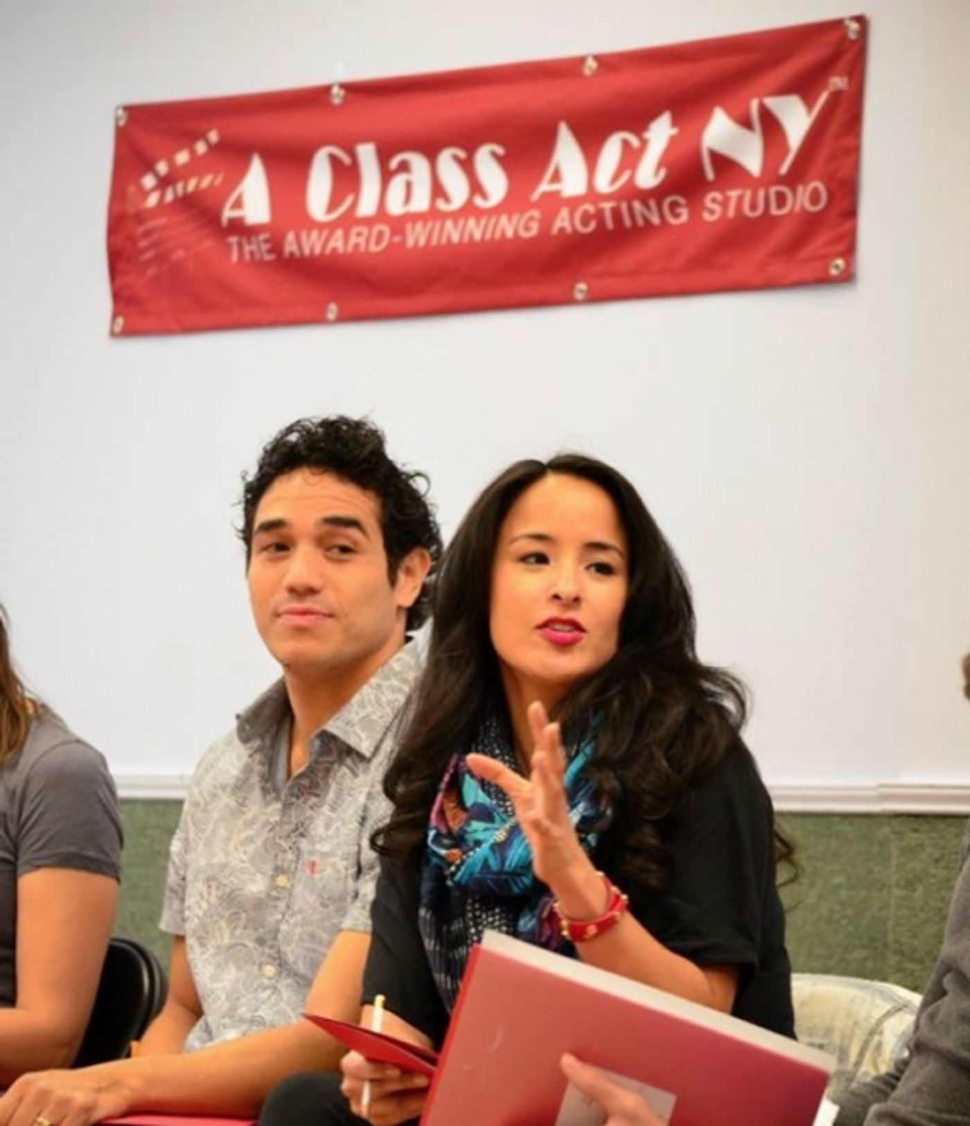 Photo Flash: ALADDIN's Adam Jacobs and Courtney Reed Teach Audition Masterclass Photo Flash: ALADDIN's Adam Jacobs and Courtney Reed Teach Audition Masterclass Image