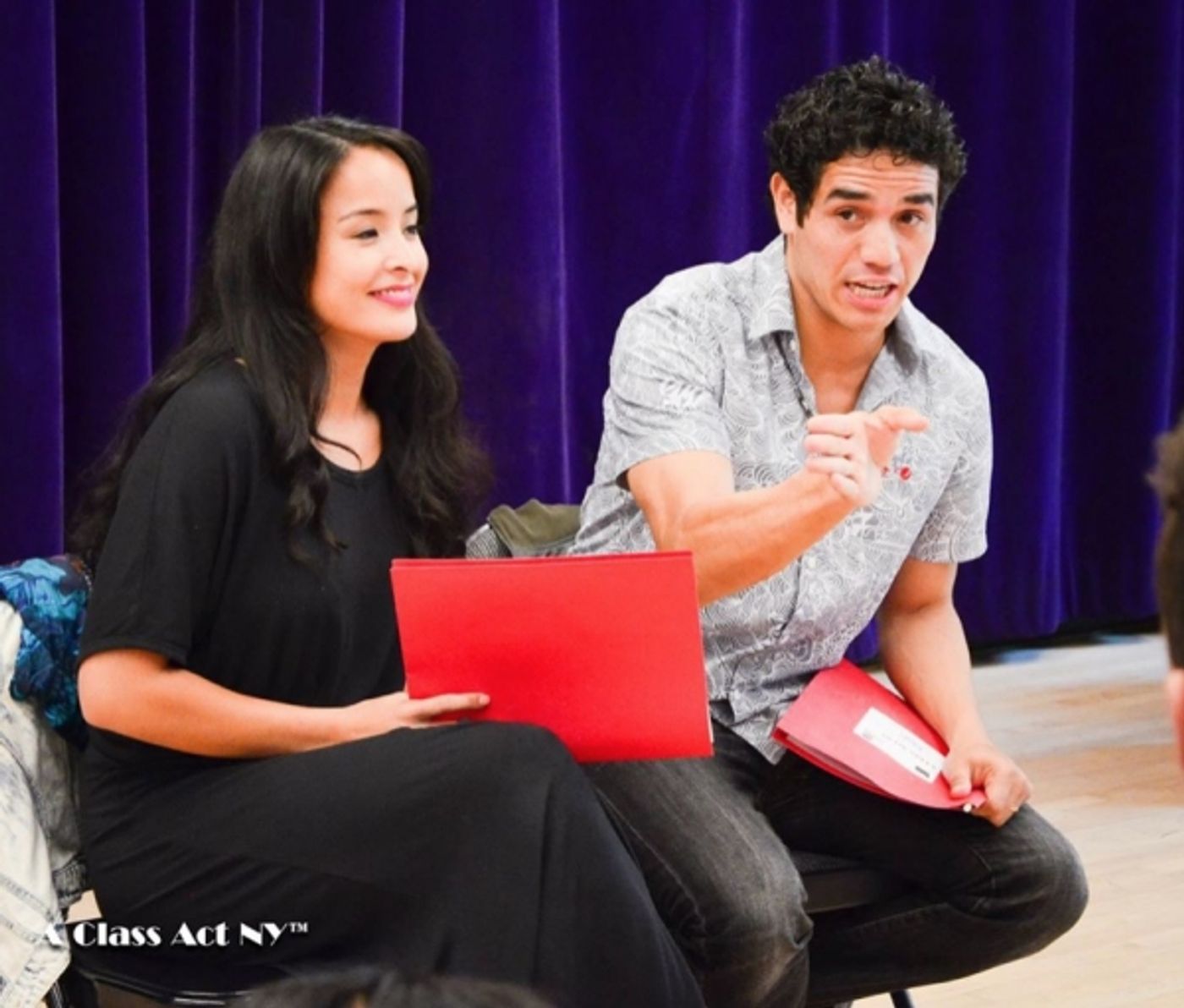 Photo Flash: ALADDIN's Adam Jacobs and Courtney Reed Teach Audition Masterclass Photo Flash: ALADDIN's Adam Jacobs and Courtney Reed Teach Audition Masterclass Image