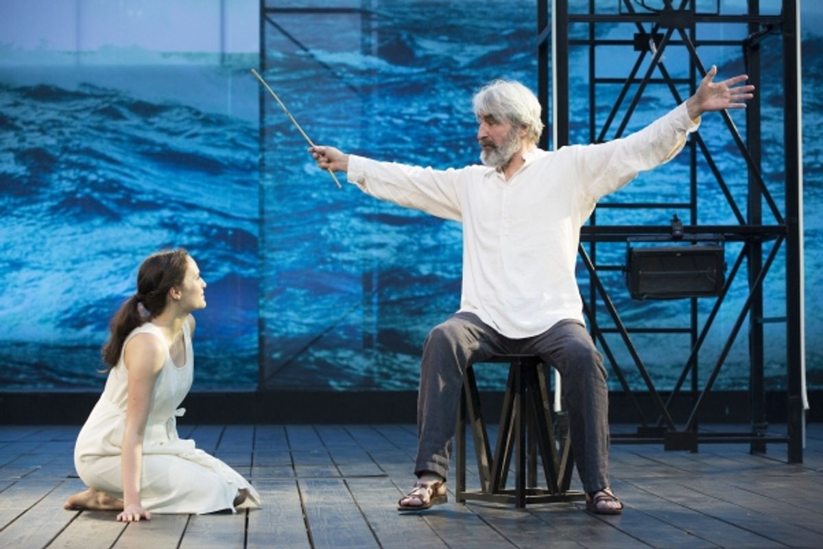 Sam Waterston and Francesca Carpanini at 