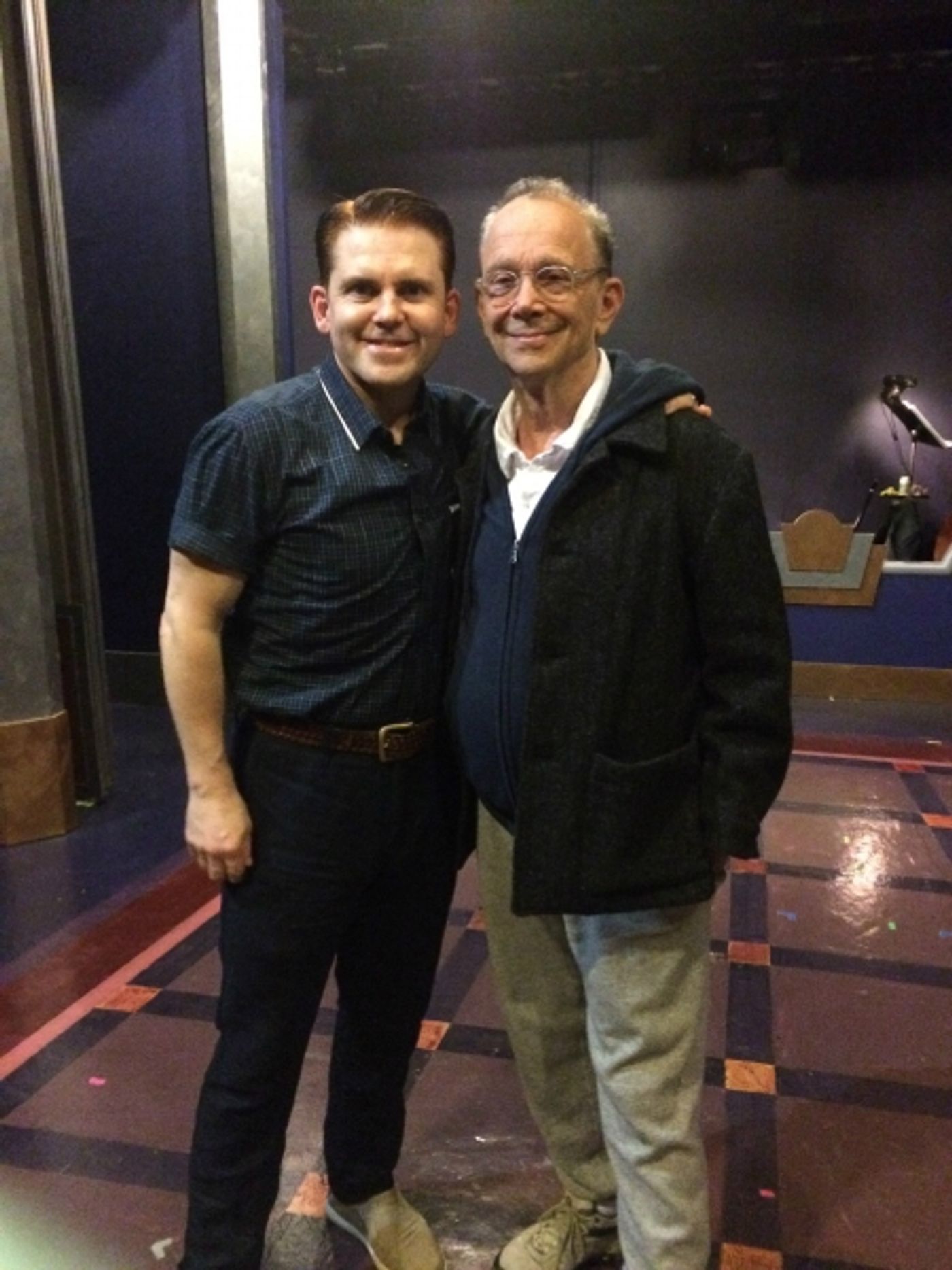 Photo Flash: Joel Grey Visits York Theatre Company's CAGNEY Photo Flash: Joel Grey Visits York Theatre Company's CAGNEY Image