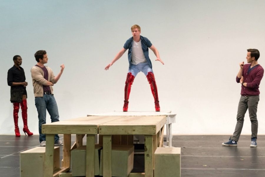 Photo Flash: First Look- Mirvish's KINKY BOOTS in Rehearsal Image