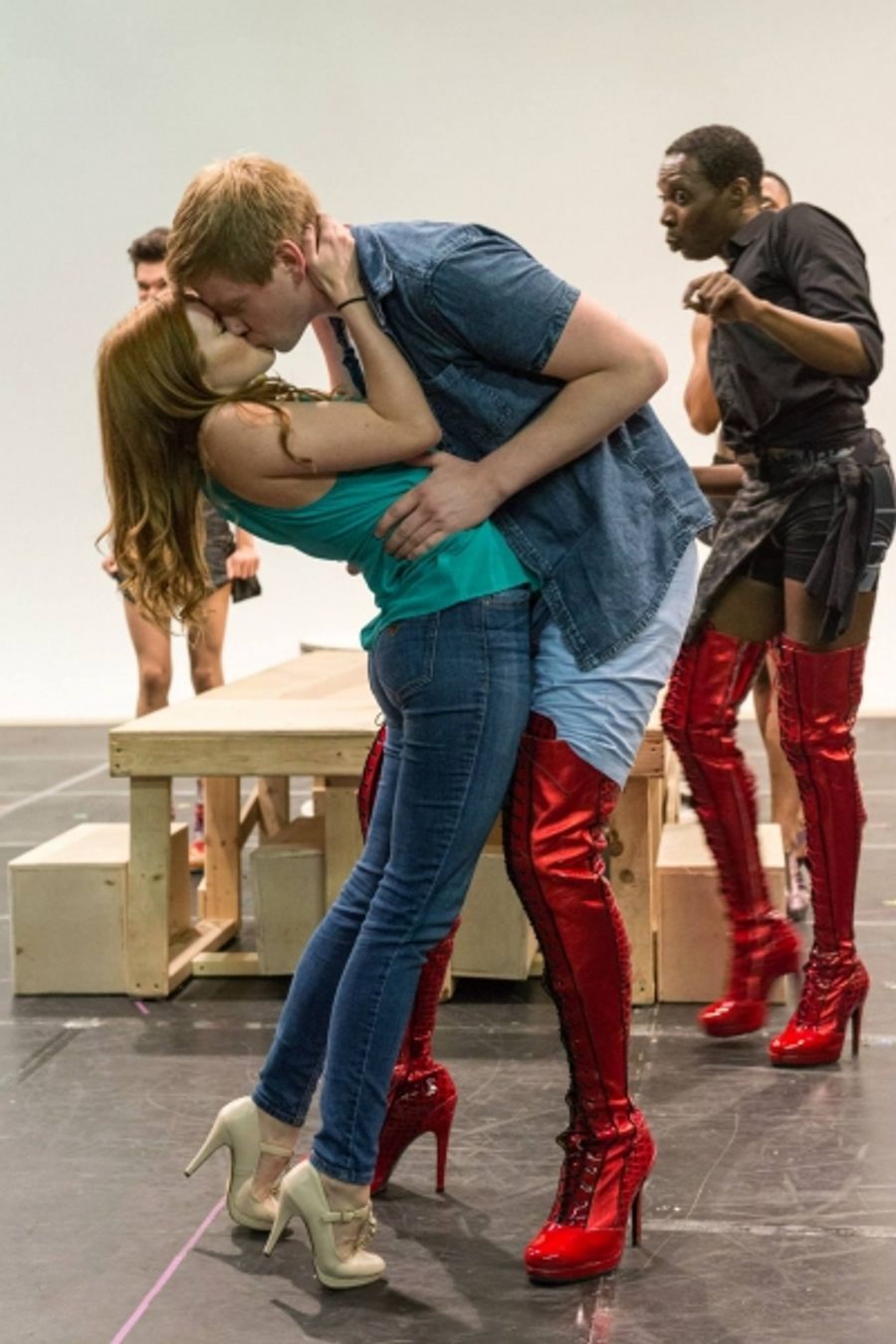 Photo Flash: First Look- Mirvish's KINKY BOOTS in Rehearsal Image