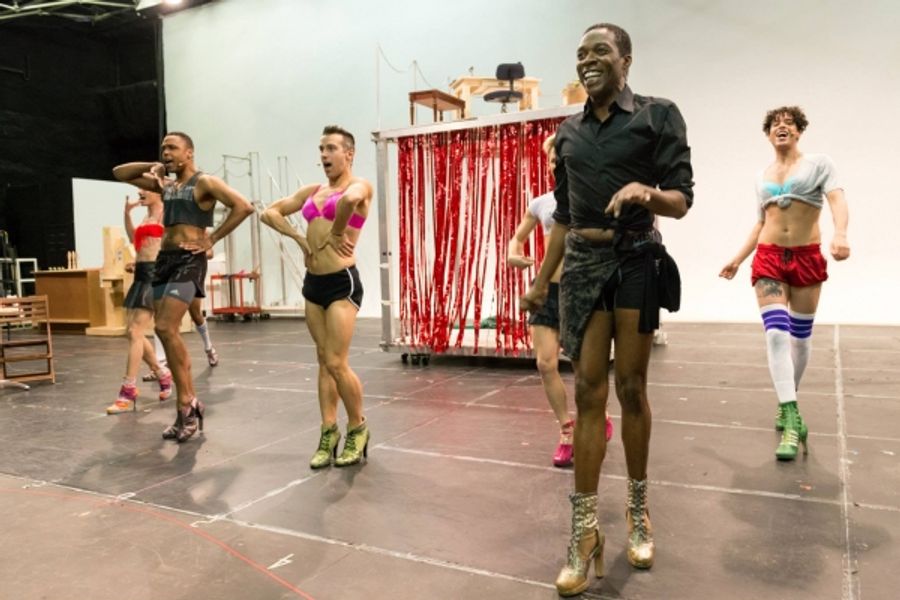 Photo Flash: First Look- Mirvish's KINKY BOOTS in Rehearsal Image