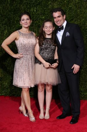 Brian D''Arcy James and family @ BroadwayWorld Brian D''Arcy James and family Photo