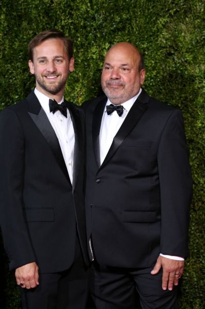 Casey Nicholaw and husband Photo