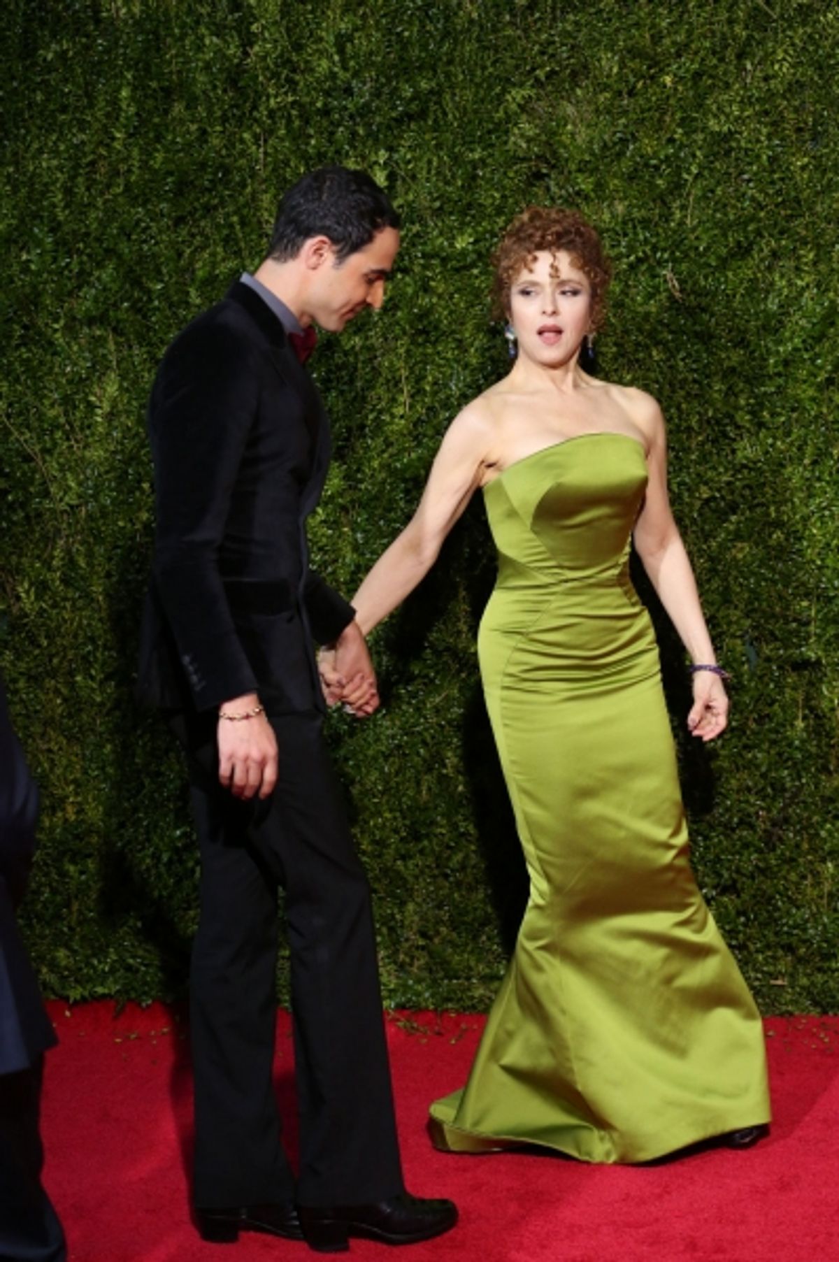 Zac Posen and Bernadette Peters at 