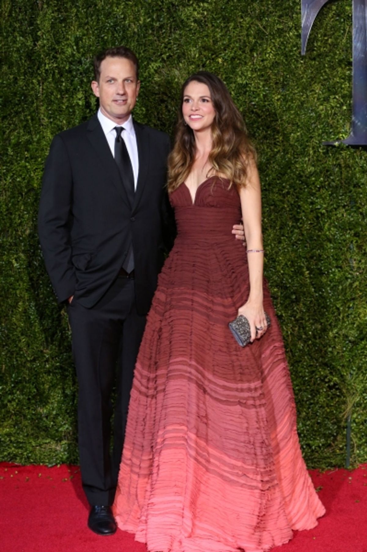 Sutton Foster and husband Ted Griffin at 