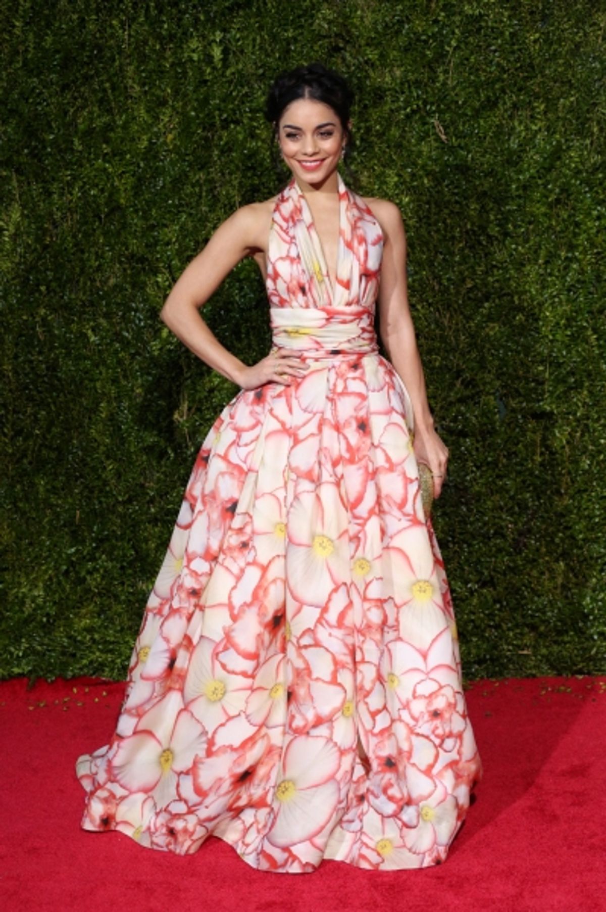 Vanessa Hudgens at Favorite Tony Award Red Carpet Arrivals
