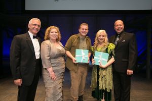 Mark S. Hoebee (Producing Artistic Director), Lisa Cooney (Director of Education), Ni Photo