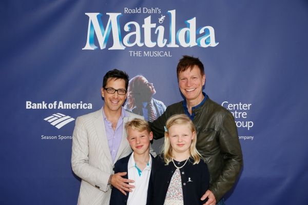 LOS ANGELES, CA - JUNE 7: (L-R) Actor Dan Bucatinsky, Jonah Bucatinsky, Eliza Bucatin Photo