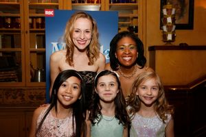 LOS ANGELES, CA - JUNE 7: (L-R) Cast members Gabby Gutierrez, Jennifer Blood, Mia Sinclair Jenness, Ora Jones and Mabel Tyler pose during the party for the opening night performance of ''Matilda The Musical'' at Center Theatre Group/Ahmanson Theatre on Ju @ BroadwayWorld LOS ANGELES, CA - JUNE 7: (L-R) Cast members Gabby Gutierrez, Jennifer Blood, Mia Sin Photo