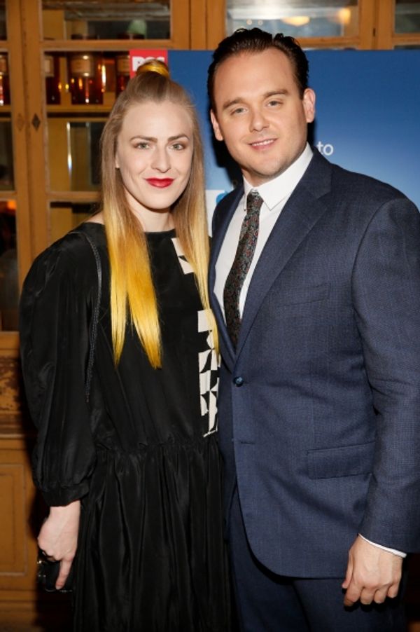 LOS ANGELES, CA - JUNE 7:  Jenn Freeman (L) and cast member Ian Michael Stuart (R) po Photo