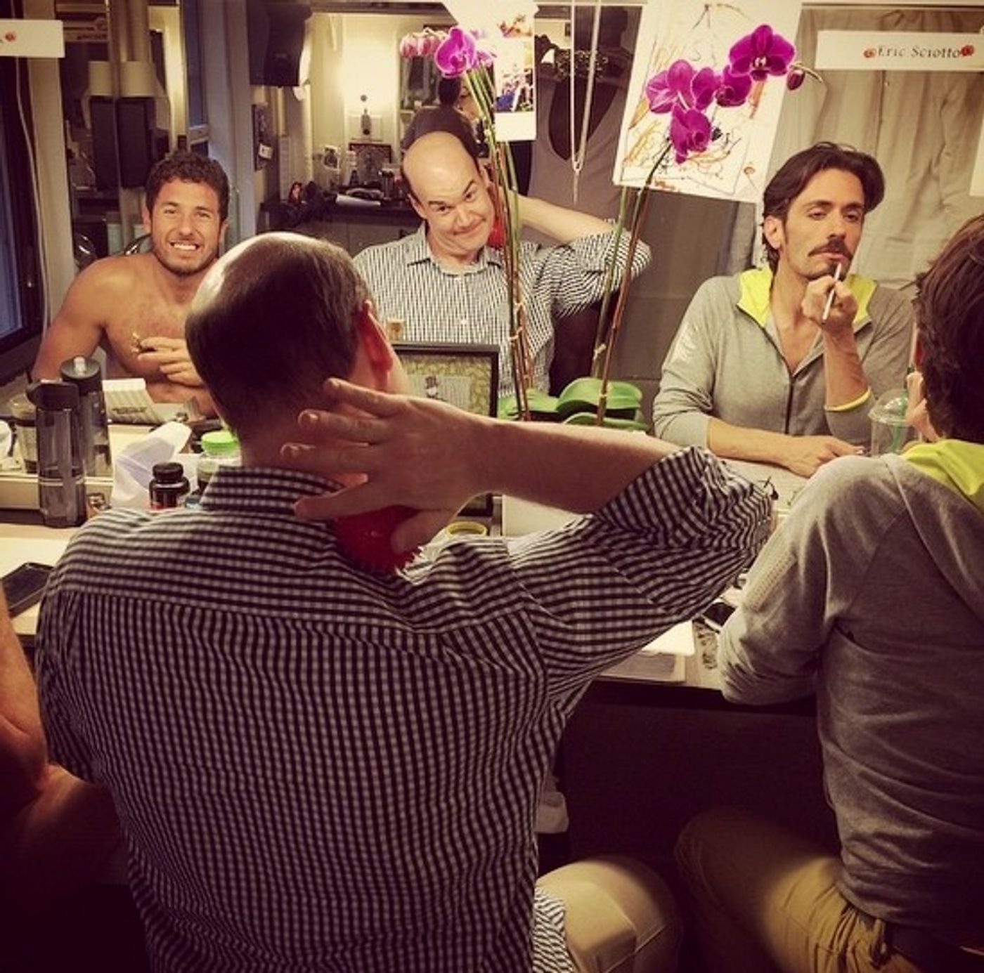 Photo Flash: SOMETHING ROTTEN!'s Michael James Scott Takes Us Behind the Scenes of Broadway's Biggest Night! Photo Flash: SOMETHING ROTTEN!'s Michael James Scott Takes Us Behind the Scenes of Broadway's Biggest Night! Image