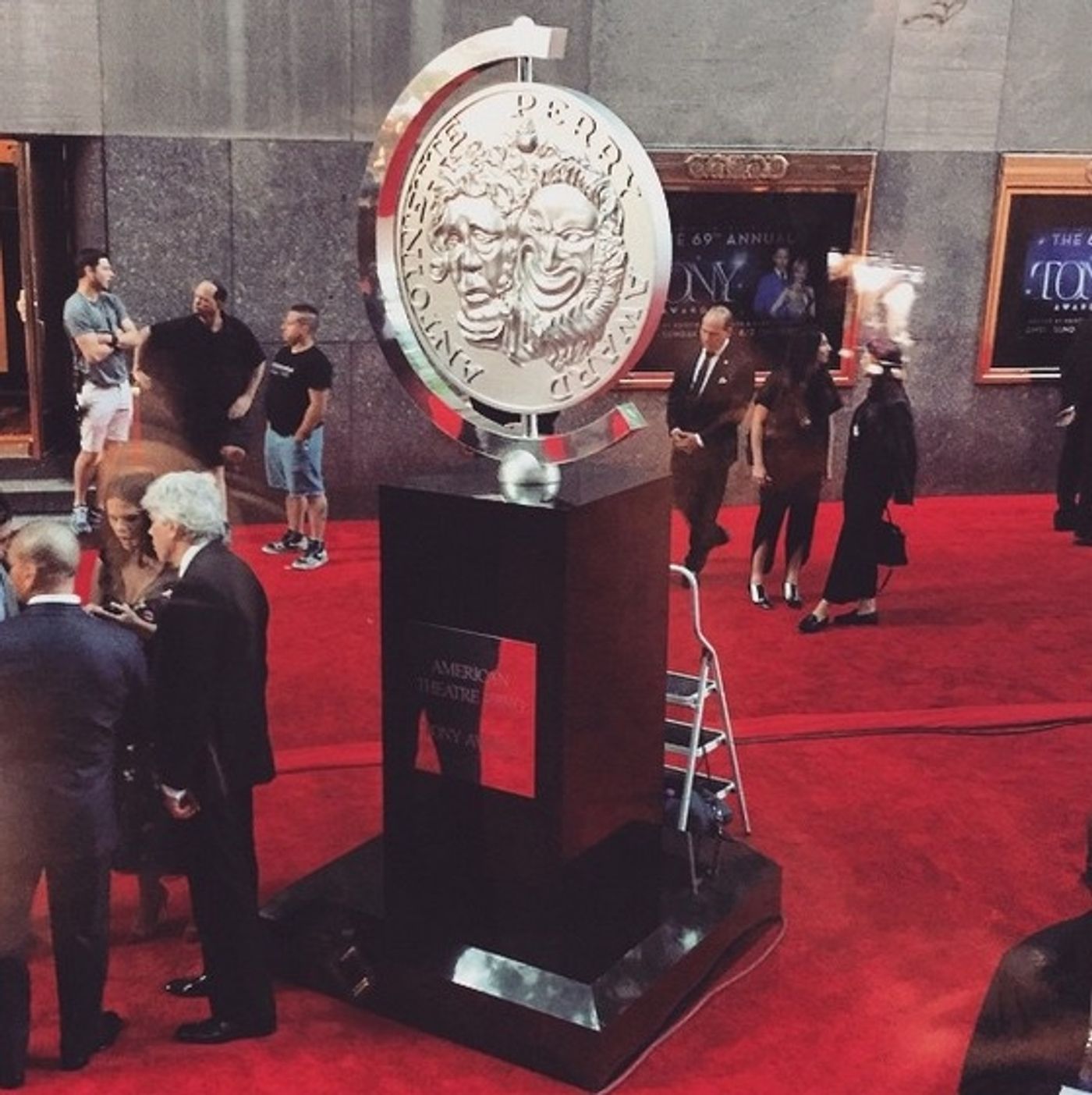 Photo Flash: SOMETHING ROTTEN!'s Michael James Scott Takes Us Behind the Scenes of Broadway's Biggest Night! Photo Flash: SOMETHING ROTTEN!'s Michael James Scott Takes Us Behind the Scenes of Broadway's Biggest Night! Image