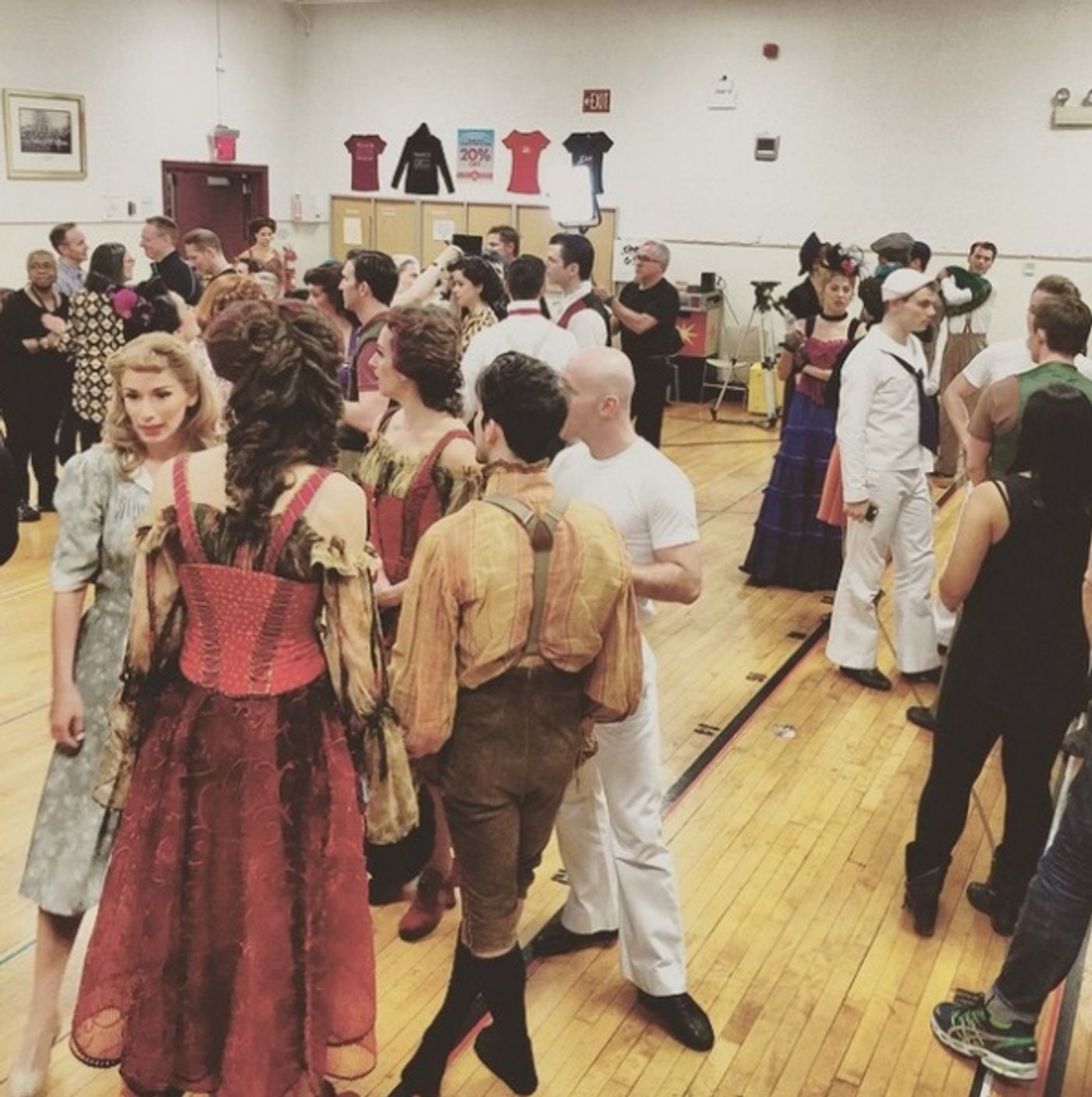 Photo Flash: SOMETHING ROTTEN!'s Michael James Scott Takes Us Behind the Scenes of Broadway's Biggest Night! Photo Flash: SOMETHING ROTTEN!'s Michael James Scott Takes Us Behind the Scenes of Broadway's Biggest Night! Image