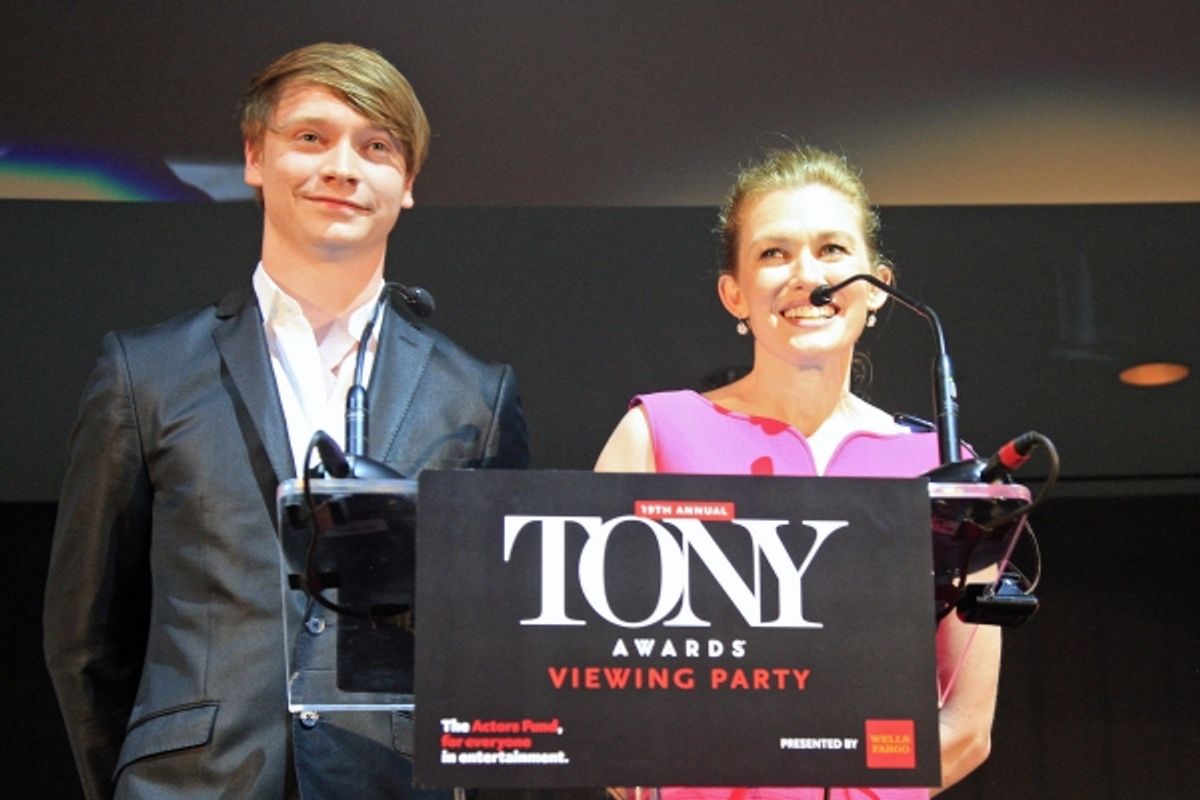 Calum Worthy, Mireille Enos at 