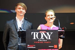 Calum Worthy, Mireille Enos @ BroadwayWorld Calum Worthy, Mireille Enos Photo