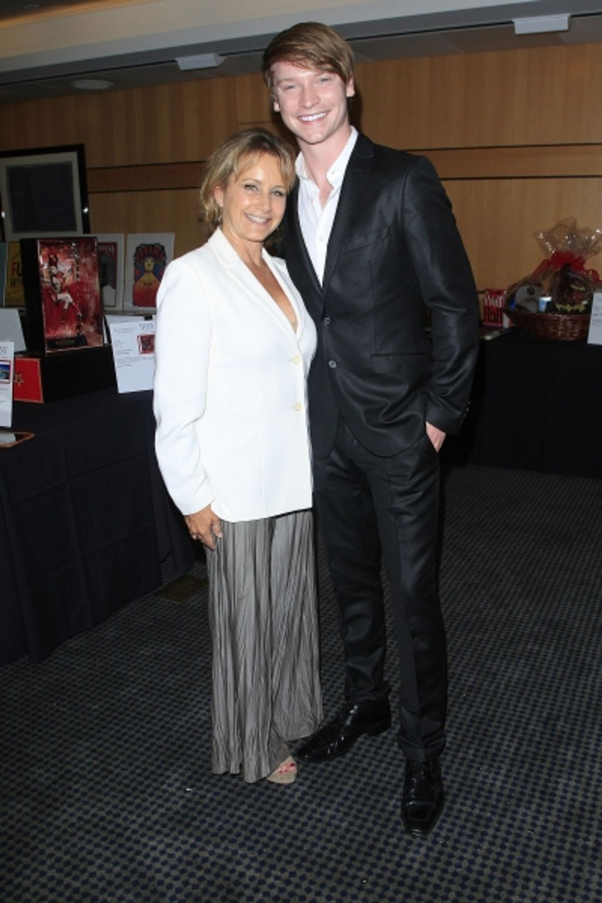 Gabrielle Carteris, Calum Worthy  at 