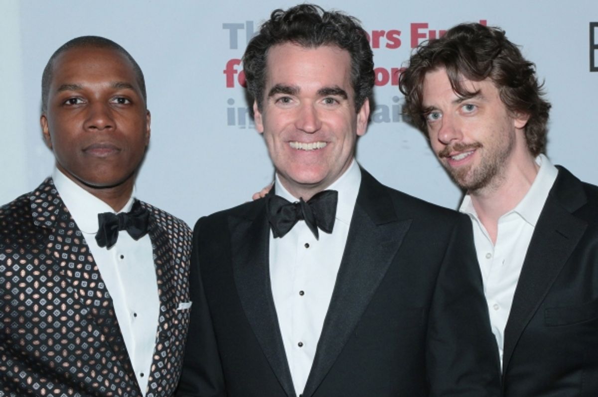 Leslie Odom, Jr., Brian D'Arcy James, Christian Borle at 