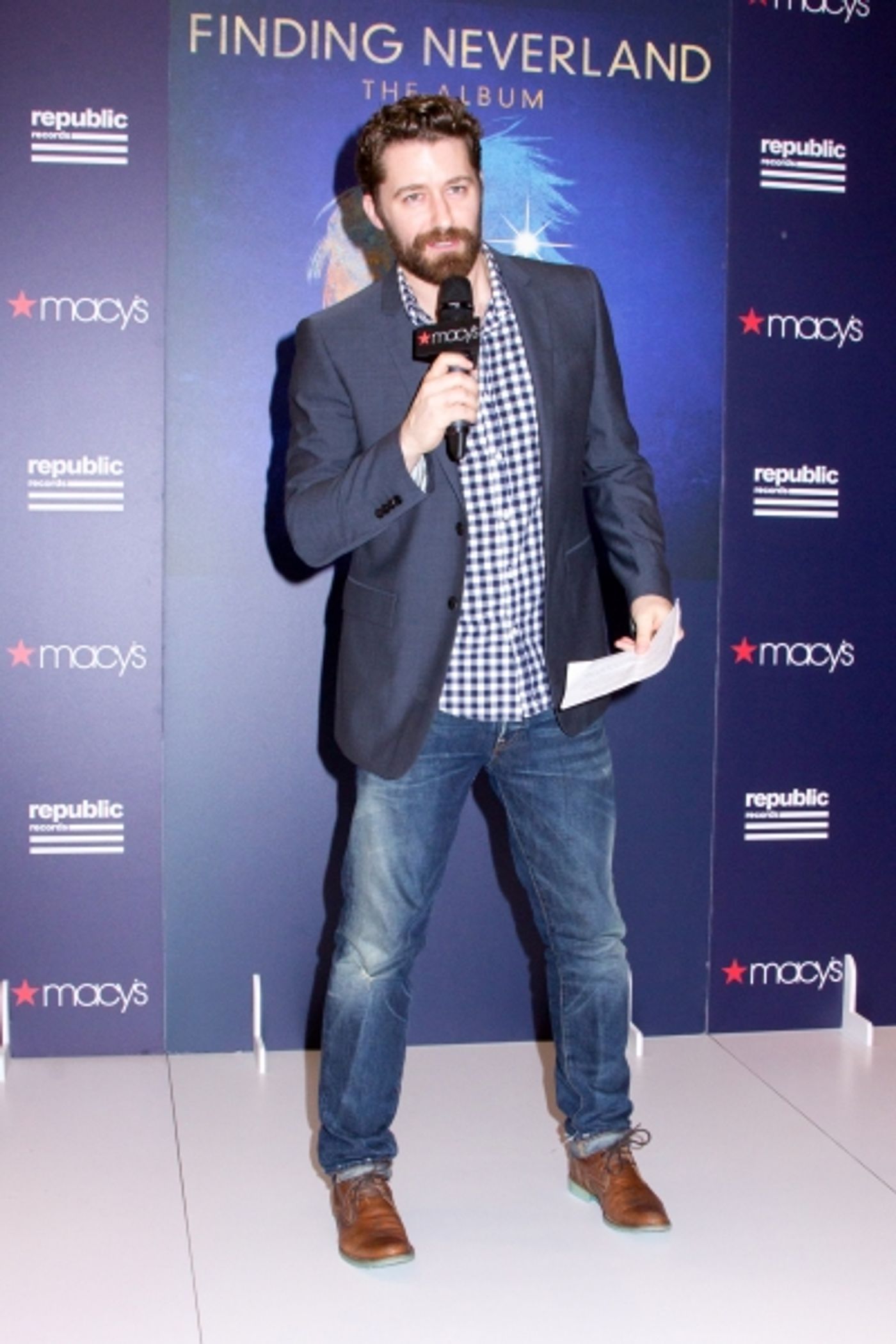 Photo Coverage: Matthew Morrison and Kiesza Celebrate FINDING NEVERLAND Album Release!  Image