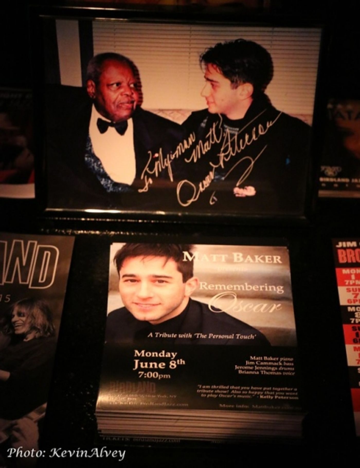 Photo Flash: Jazz Pianist Matt Baker 'Remembers Oscar' at Birdland  Image