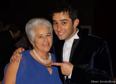 Matt Baker and his mom Photo