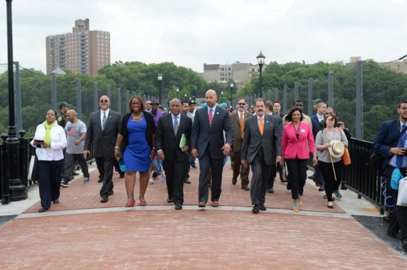 Photo Flash: NYC Parks Partners with NYC Department of Design & Construction to Re-Open High Bridge Photo Flash: NYC Parks Partners with NYC Department of Design & Construction to Re-Open High Bridge Image