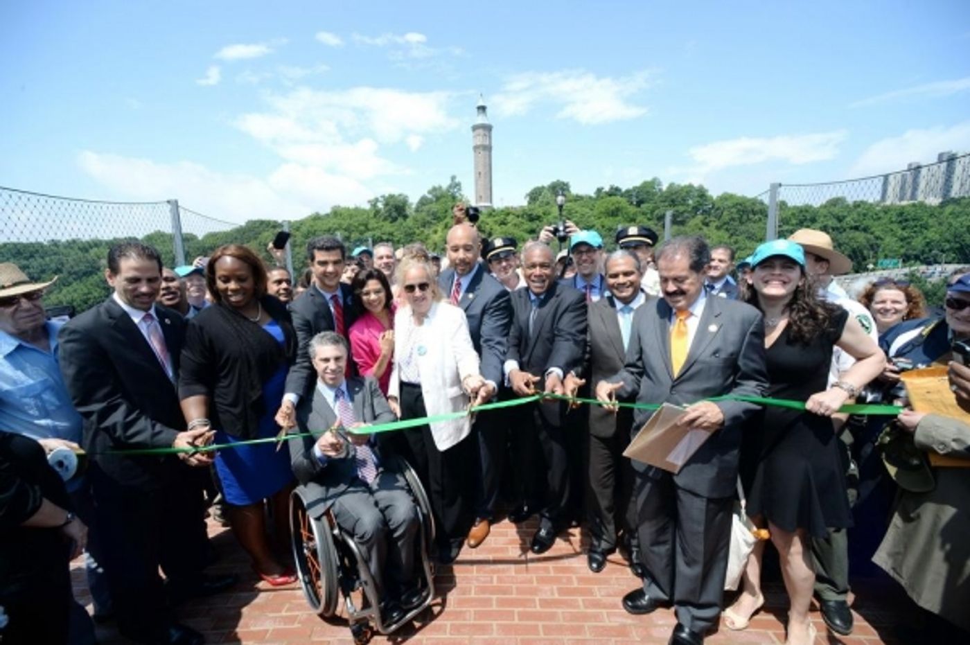 Photo Flash: NYC Parks Partners with NYC Department of Design & Construction to Re-Open High Bridge Photo Flash: NYC Parks Partners with NYC Department of Design & Construction to Re-Open High Bridge Image