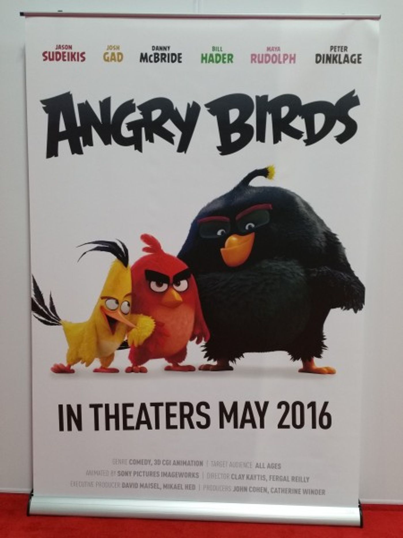 Photo: First Look - Poster Art Revealed for Big Screen Adaptation of ANGRY BIRDS  Image