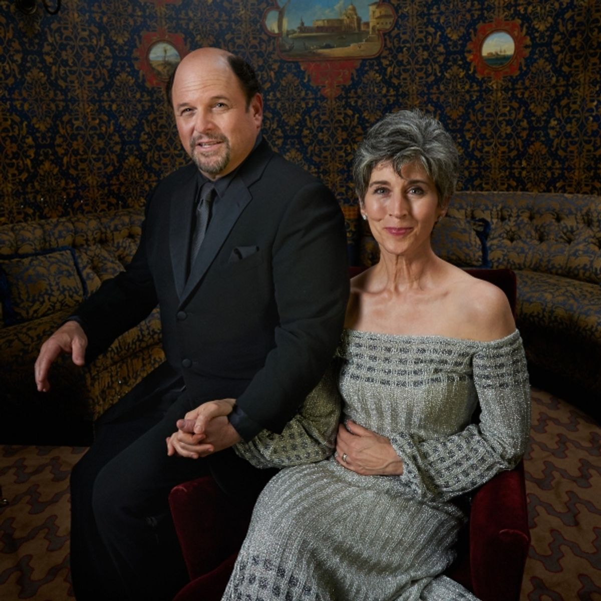 Jason Alexander and wife Daena at 