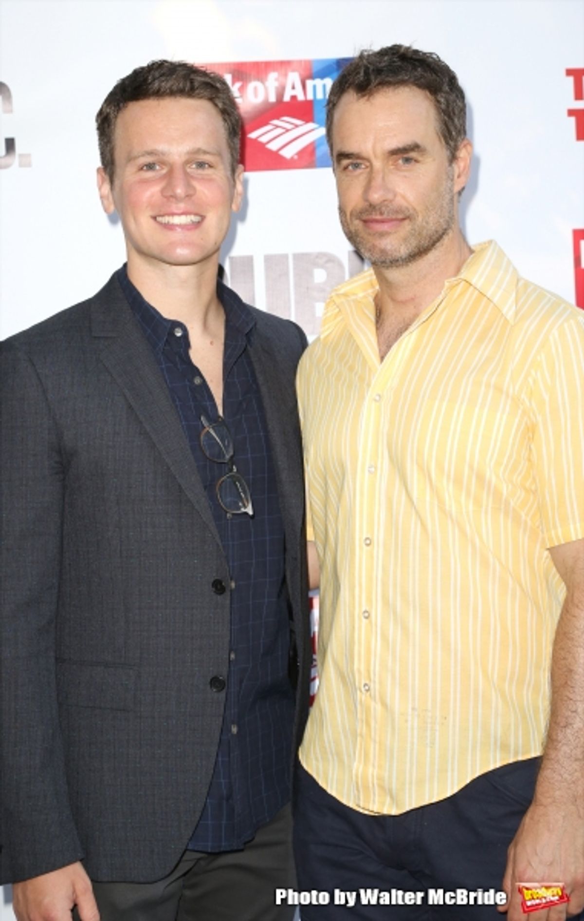 Jonathan Groff and Murray Bartlett  at 