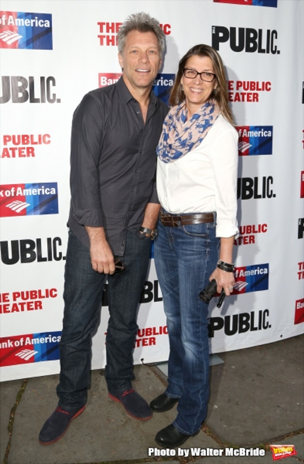 Jon Bon Jovi and wife Dorothea Hurley at 