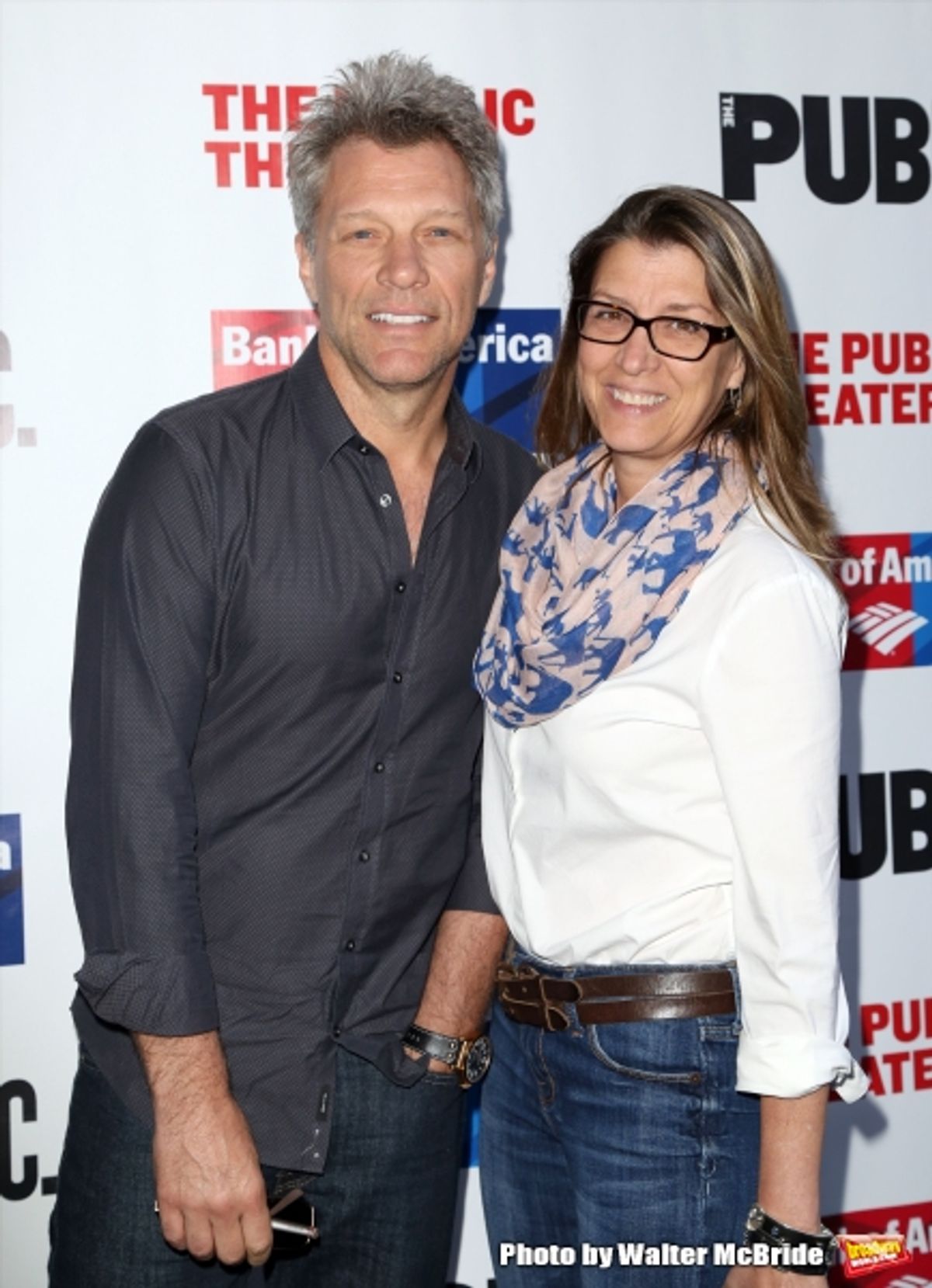 Jon Bon Jovi and wife Dorothea Hurley at 