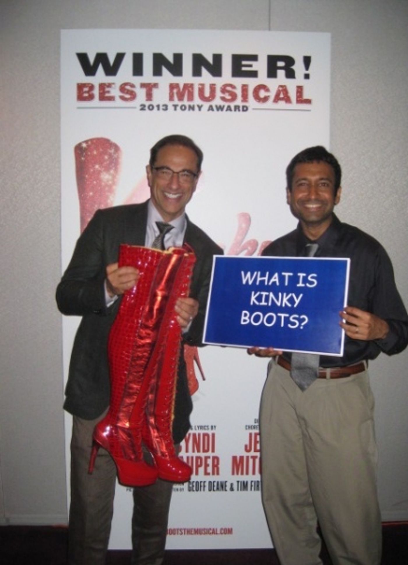 Photo Flash: JEOPARDY! Winner Choyon Manjrekar Attends KINKY BOOTS Tour Performance  Image