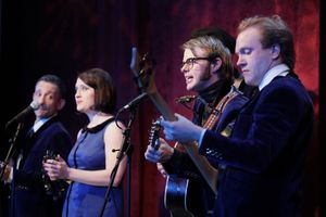 The house band ''The Shakes'' performs throughout the production: Jeremy Dubin, Kelly Mengelkoch, Cary Davenport, and Josh Katawick @ BroadwayWorld The house band ''The Shakes'' performs throughout the production: Jeremy Dubin, Kelly Photo
