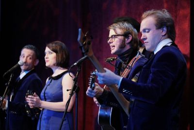 The house band ''The Shakes'' performs throughout the production: Jeremy Dubin, Kelly Photo