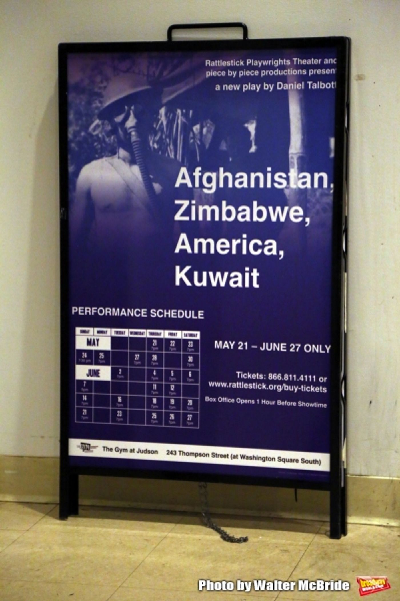 Photo Coverage: Inside Opening Night of AFGHANISTAN, ZIMBABWE, AMERICA, KUWAIT  Image