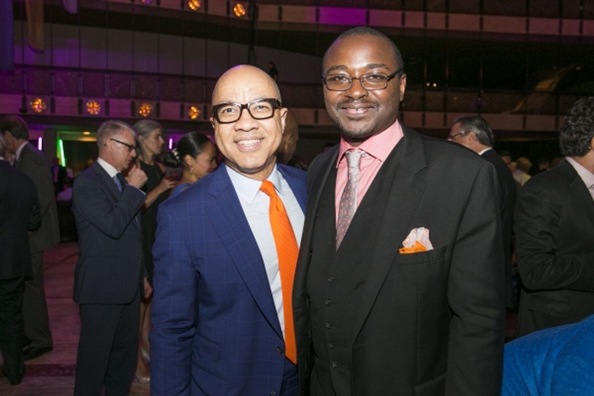 AAADT Artistic Director Robert Battle with Gala Honoree Darren Walker.  at 