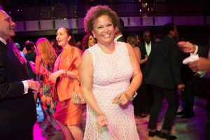 AAADT Board President Debra L. Lee at the 2015 Ailey Spirit Gala. Photo by Dario Calm Photo