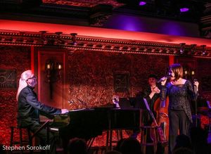 Ron Abel, music director/arranger & Michele Lee @ BroadwayWorld Ron Abel, music director/arranger & Michele Lee Photo