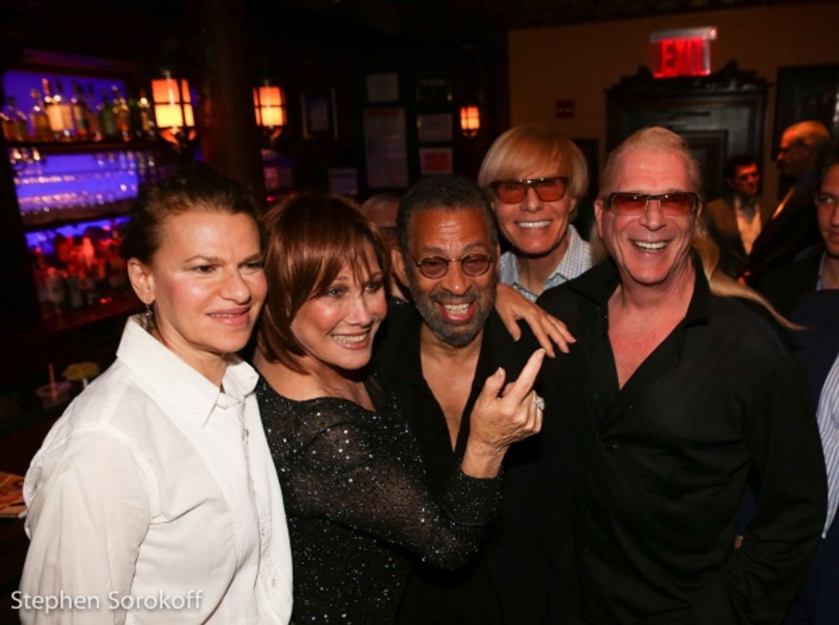 Sandra Bernhard, Michele Lee, Maurice Hines, Chuck Steffan, Ron Abel at 