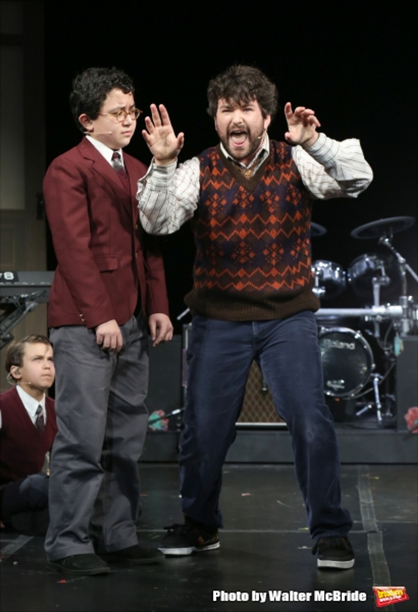 Photo Coverage: On Their Way to Rocking Broadway - First Look at Alex Brightman & Cast of SCHOOL OF ROCK at the Gramercy!  Image