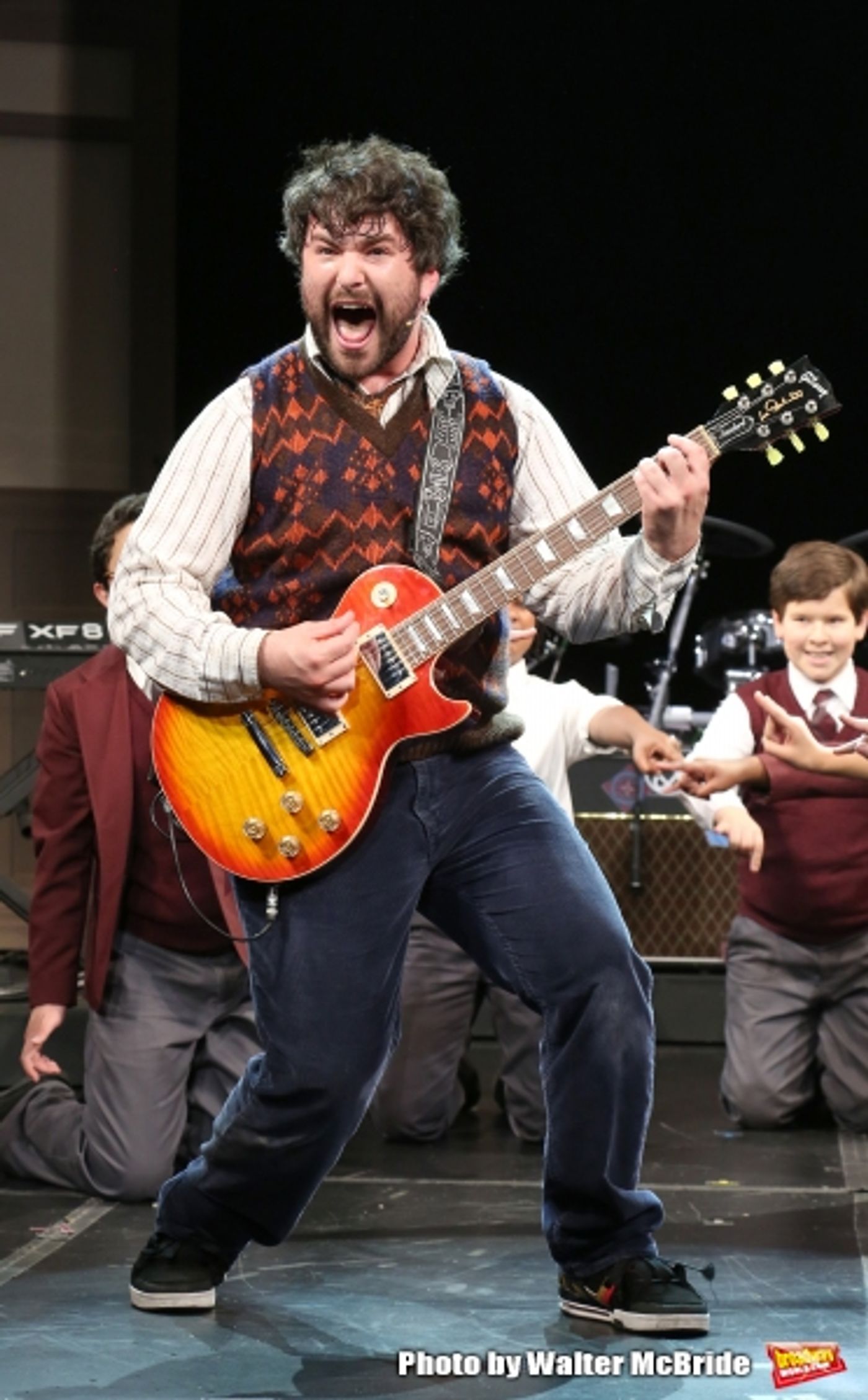 Photo Coverage: On Their Way to Rocking Broadway - First Look at Alex Brightman & Cast of SCHOOL OF ROCK at the Gramercy!  Image